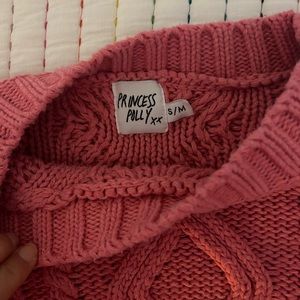 Pink Princess Polly Sweater